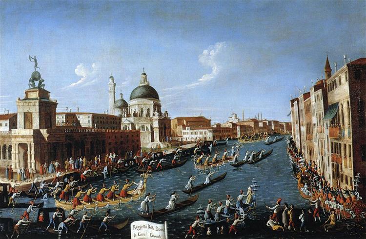 The Women s Regaton the Grand Canal, c.1766 - Canaletto