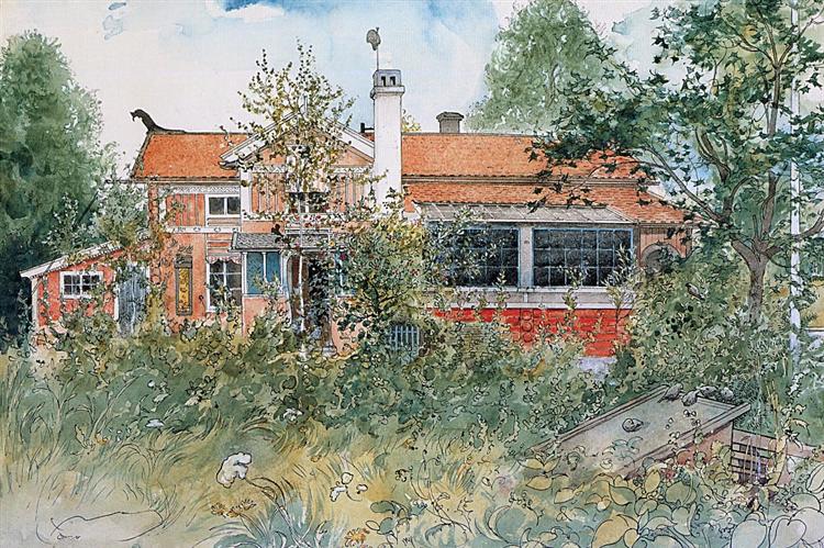 The Cottage, c.1895 - Carl Larsson