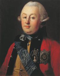 Retrato do Príncipe G.G. Orlov - Carl-Ludwig Johann Christineck