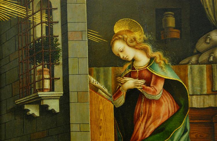 Annunciation, 1482 - Карло Крівеллі