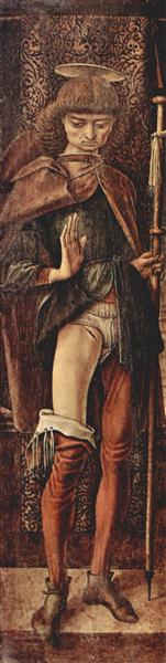 Saint Roch, c.1490 - Карло Крівеллі