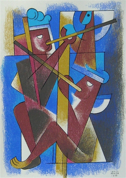 Figures with Pipes, 1978 - Карлос Мерида