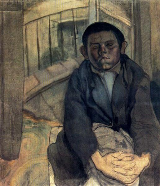 The village idiot, 1923 - Карлос Саенс де Техада