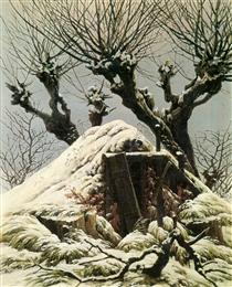 Trees in the snow - Каспар Давид Фрідріх