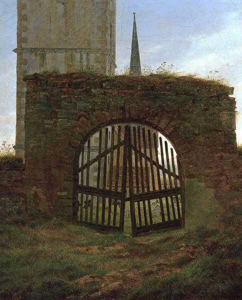 Churchyard Gate, 1826 - 1827 - Caspar David Friedrich