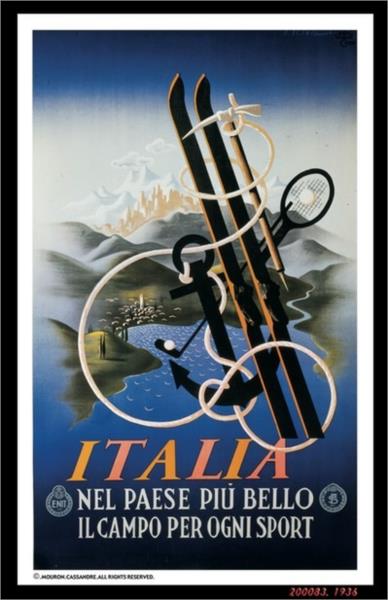 Italia Sport, 1936 - Cassandre