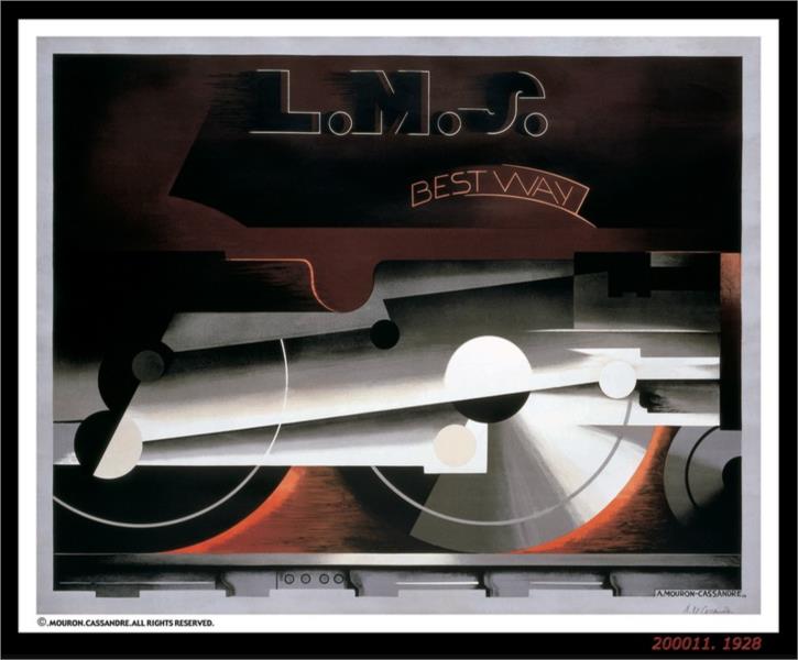 LMS Best Way, 1928 - Cassandre