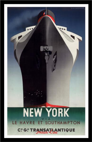 Normandie NY, 1935 - Cassandre