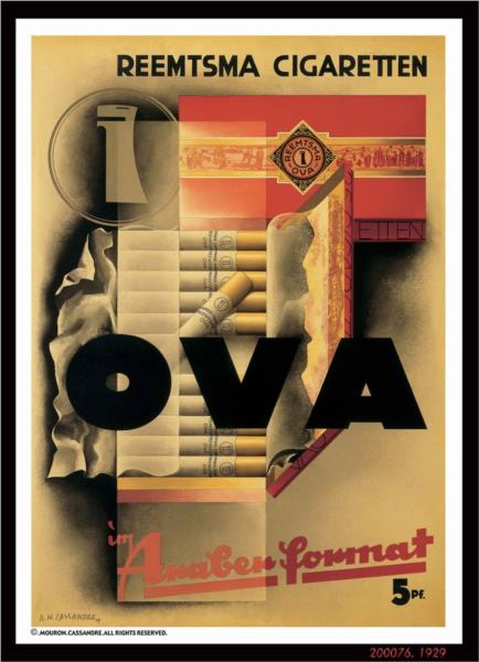 OVA, 1929 - A. M. Cassandre