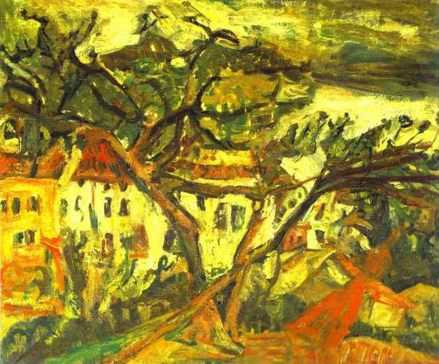 Landscape of the South of France, c.1918 - Chaim Soutine