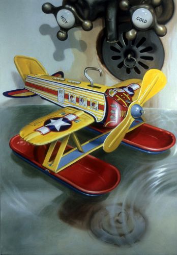 Seaplane in Bathtub, 1973 - Чарлз Белл