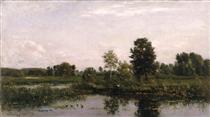 A Bend in the River Oise - Charles-Francois Daubigny