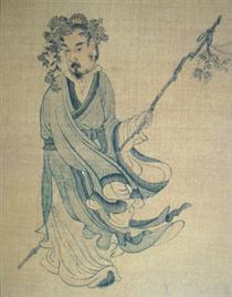 Portrait of T'ao Ch'ien - Чень Хуншоу