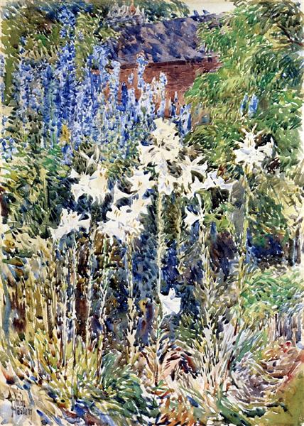 Flower Garden, 1916 - Childe Hassam