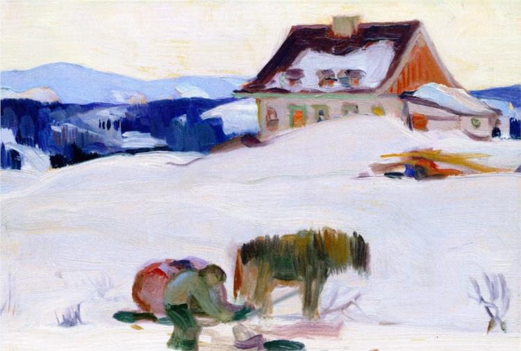 The Ice Harvest, 1923 - Clarence Gagnon
