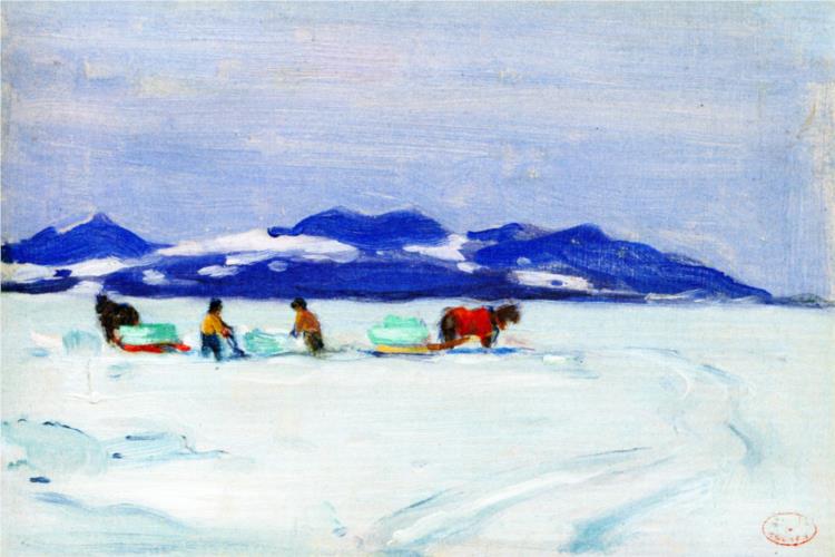 The Ice Harvest, 1926 - Clarence Gagnon