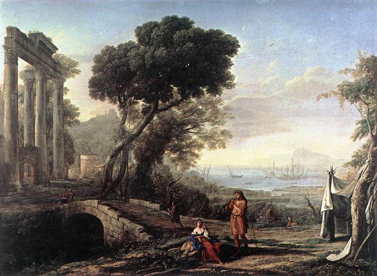 Italian Coastal Landscape, 1642 - Claudio de Lorena