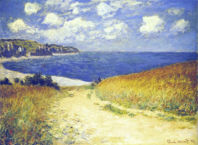 Alley near Pourville, 1882 - Claude Monet