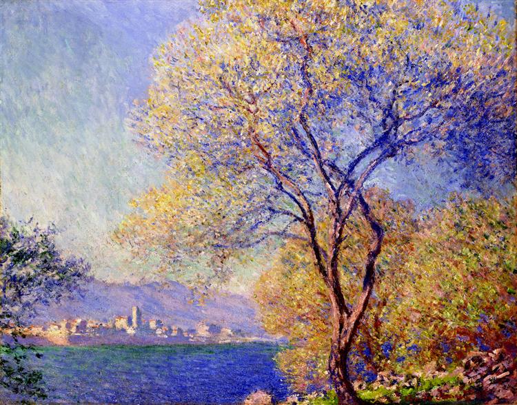 Antibes Seen from the Salis Gardens 01, 1888 - 莫內