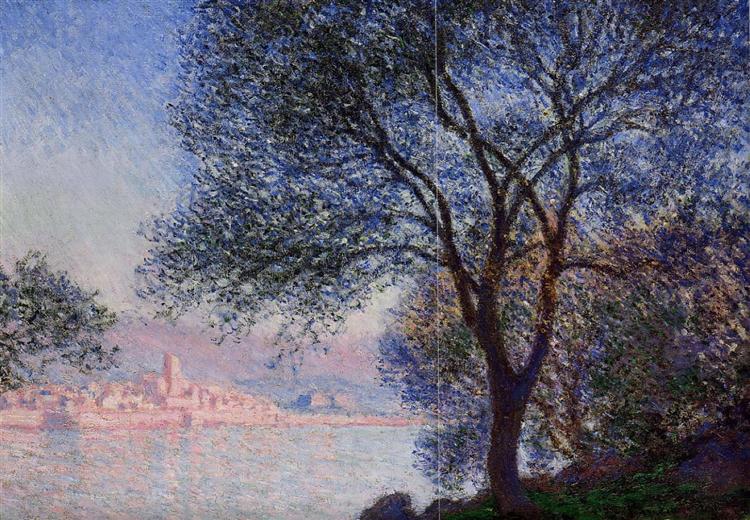 Antibes Seen from the Salis Gardens 02, 1888 - 莫內