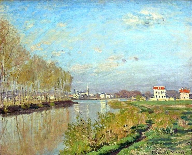 Argenteuil, The Seine, 1872 - 莫內