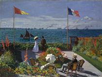 La terraza de Sainte-Adresse - Claude Monet