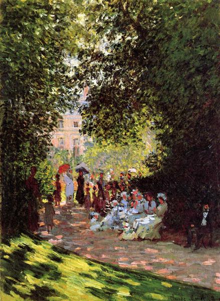 Le Parc Monceau, 1878 - Claude Monet