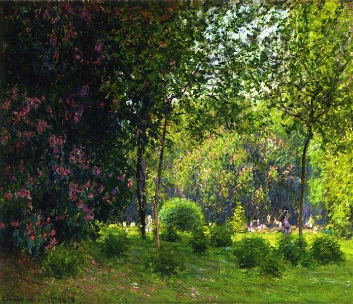 Park Monceau 2, 1878 - Claude Monet