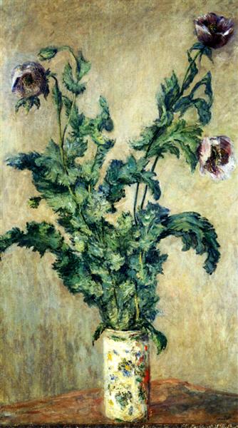 Purple Poppies, 1883 - Клод Моне