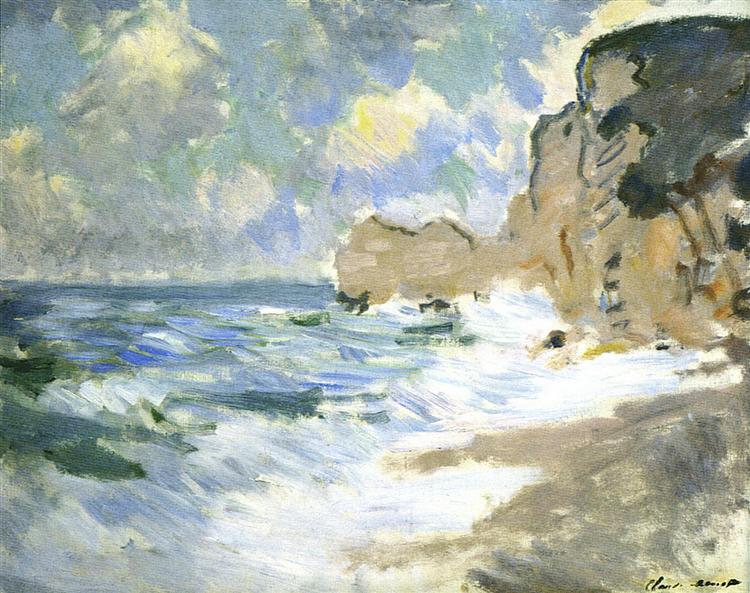 Утихающие волны, 1883 - Клод Моне