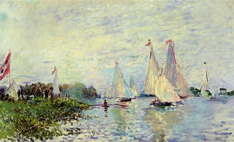 Regatta at Argenteuil, 1874 - Claude Monet