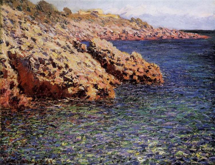 Скалы на средиземноморском побережье, 1888 - Клод Моне