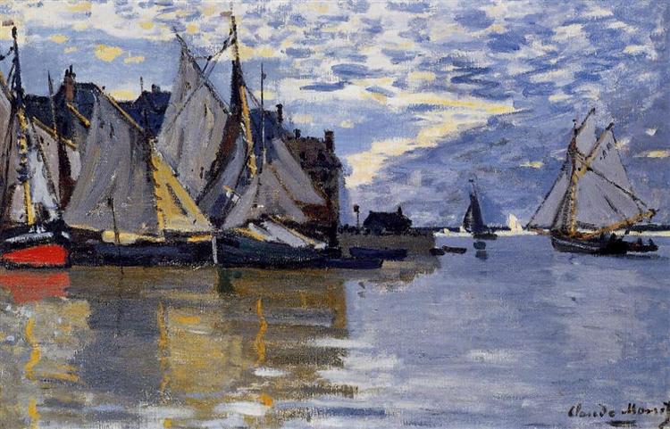Sailboats, 1864 - 1866 - Клод Моне
