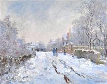 rue sous la neige, Argenteuil - Claude Monet