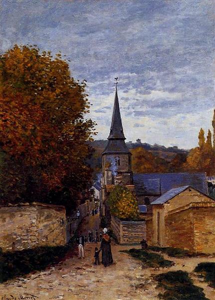 Street in Saint-Adresse, 1867 - 莫內