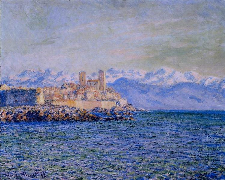 The Old Fort at Antibes, 1888 - 莫內