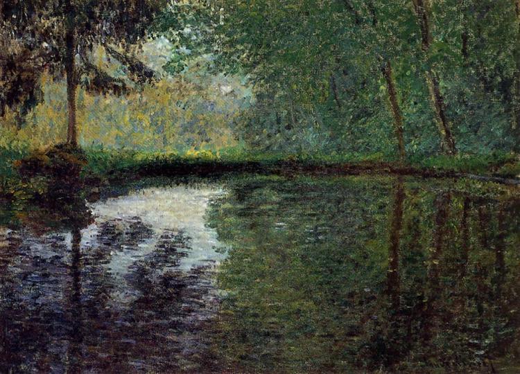 The Pond at Montgeron 2, 1876 - 莫內
