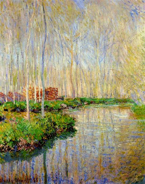 The River Epte, 1885 - Claude Monet