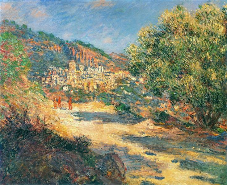 The Road to Monte Carlo, 1883 - Claude Monet