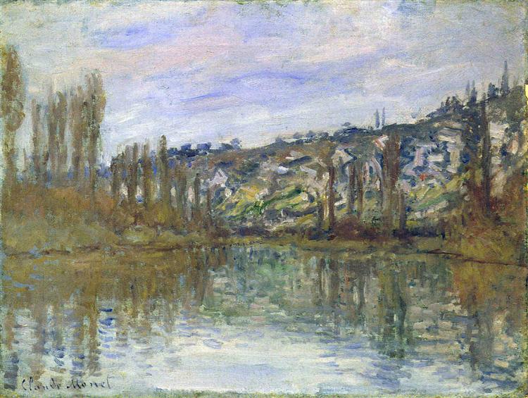 The Seine near Vetheuil, 1897 - 莫內