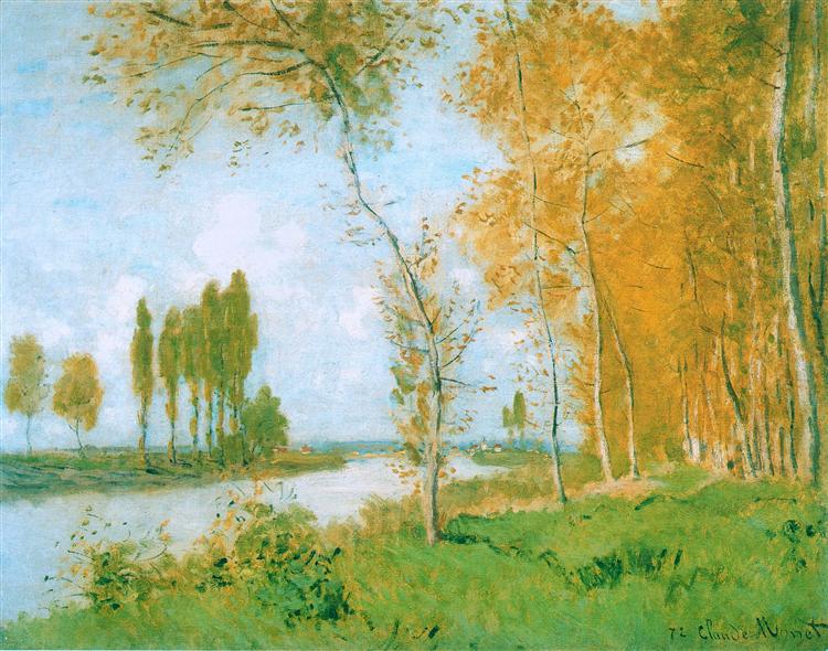 Весна в Аржатнёе, 1872 - Клод Моне