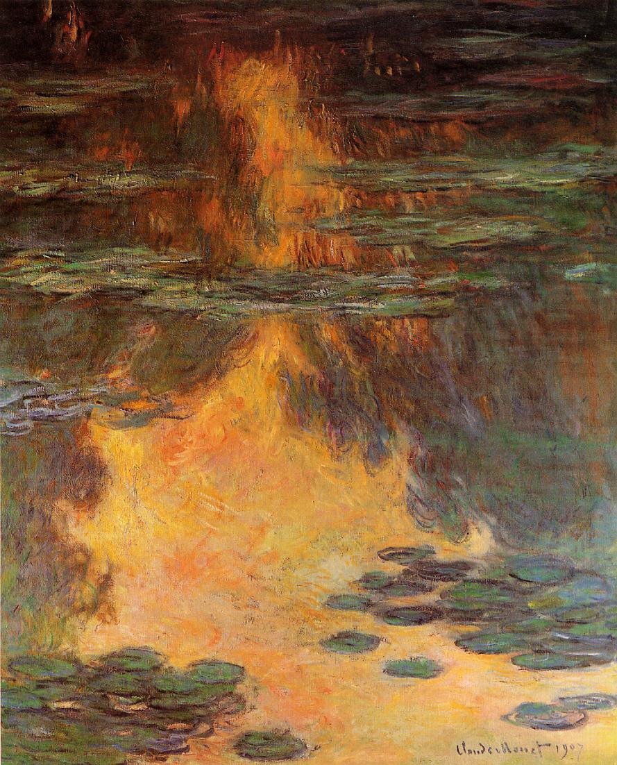 Water Lilies 1907 Claude Monet WikiArt Org   Water Lilies 27 