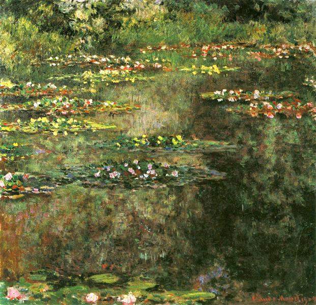 Water Lilies, 1904 - 莫內