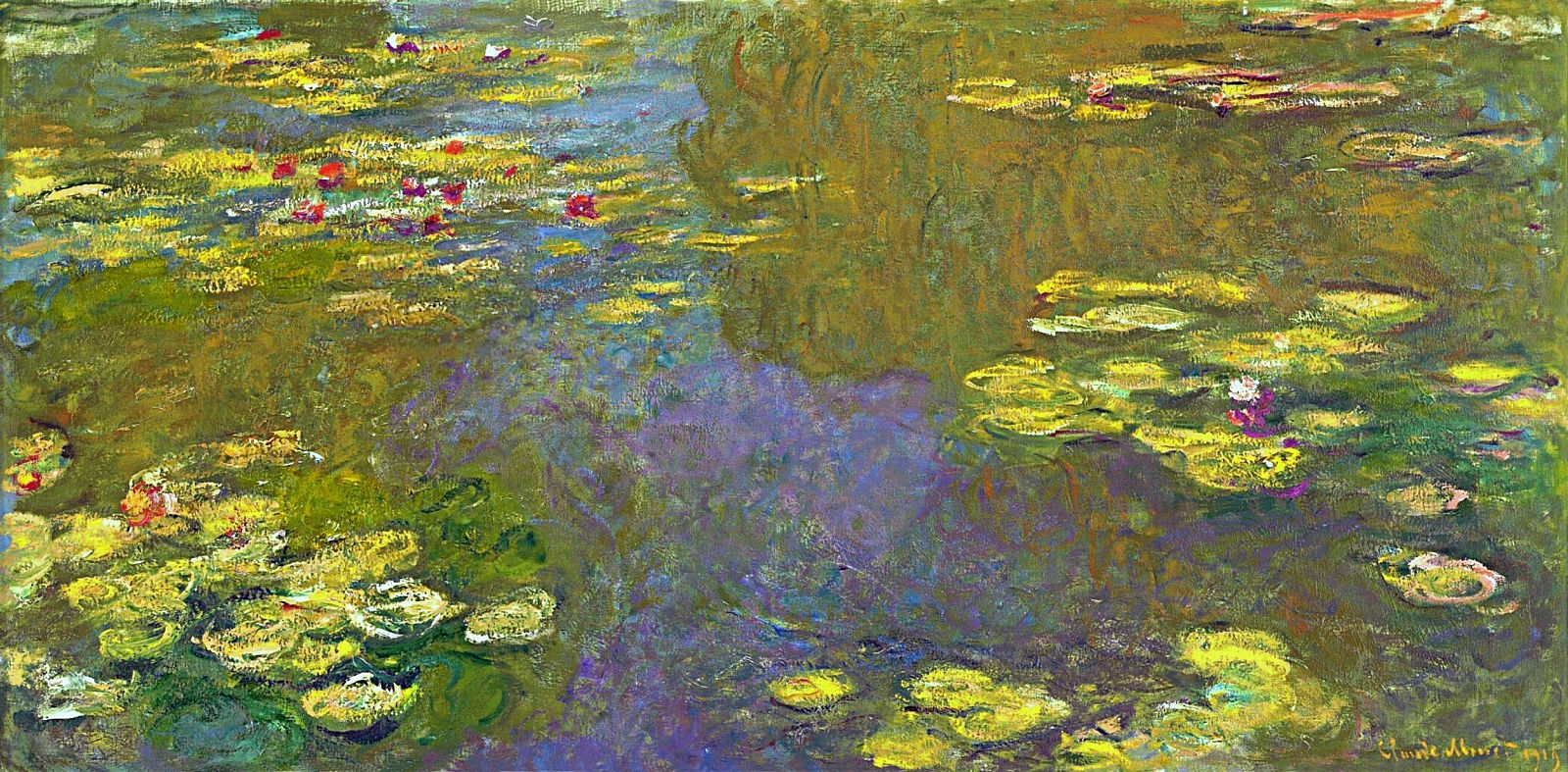 Water Lilies 1919 Claude Monet WikiArt