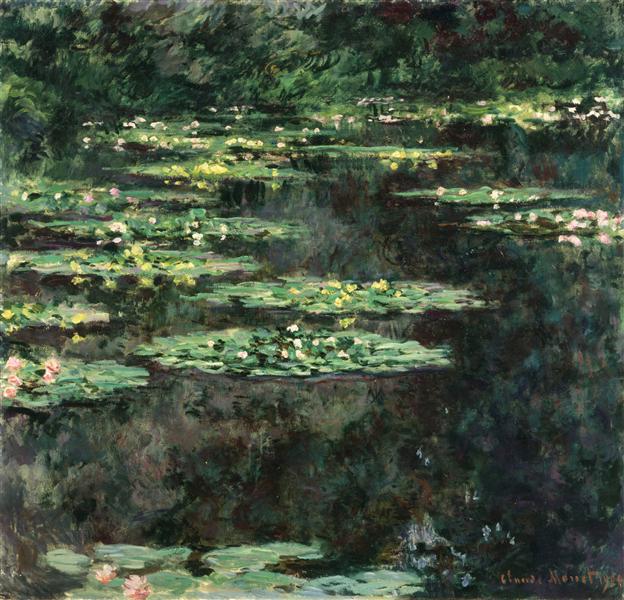 Водяные лилии, 1904 - Клод Моне