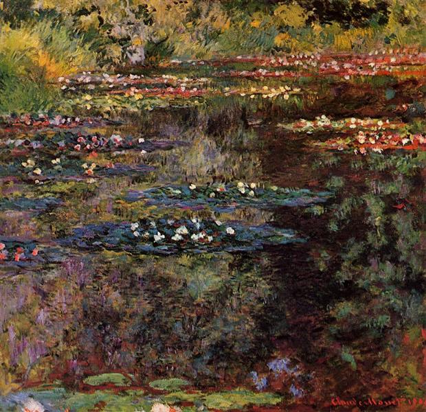 Водяные лилии, 1904 - Клод Моне