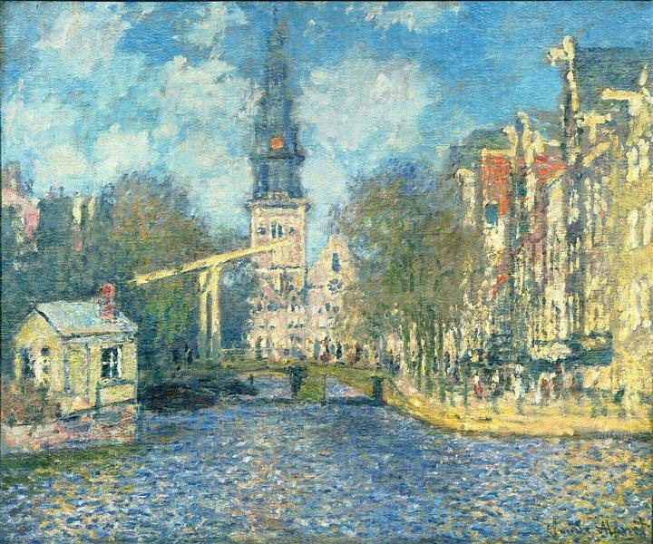 Zuiderkerk in Amsterdam, 1874 - Claude Monet