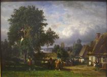 Apple Harvest in Normandy - Constant Troyon