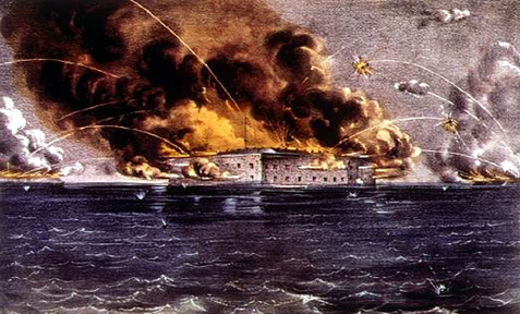 Sumter 1861 - Куррье и Айвз