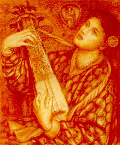A Christmas Carol, 1867 - Dante Gabriel Rossetti